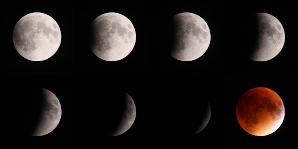 The lunar eclipse